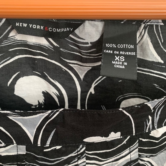 New York and Co. square neck blouse - Picture 2 of 5